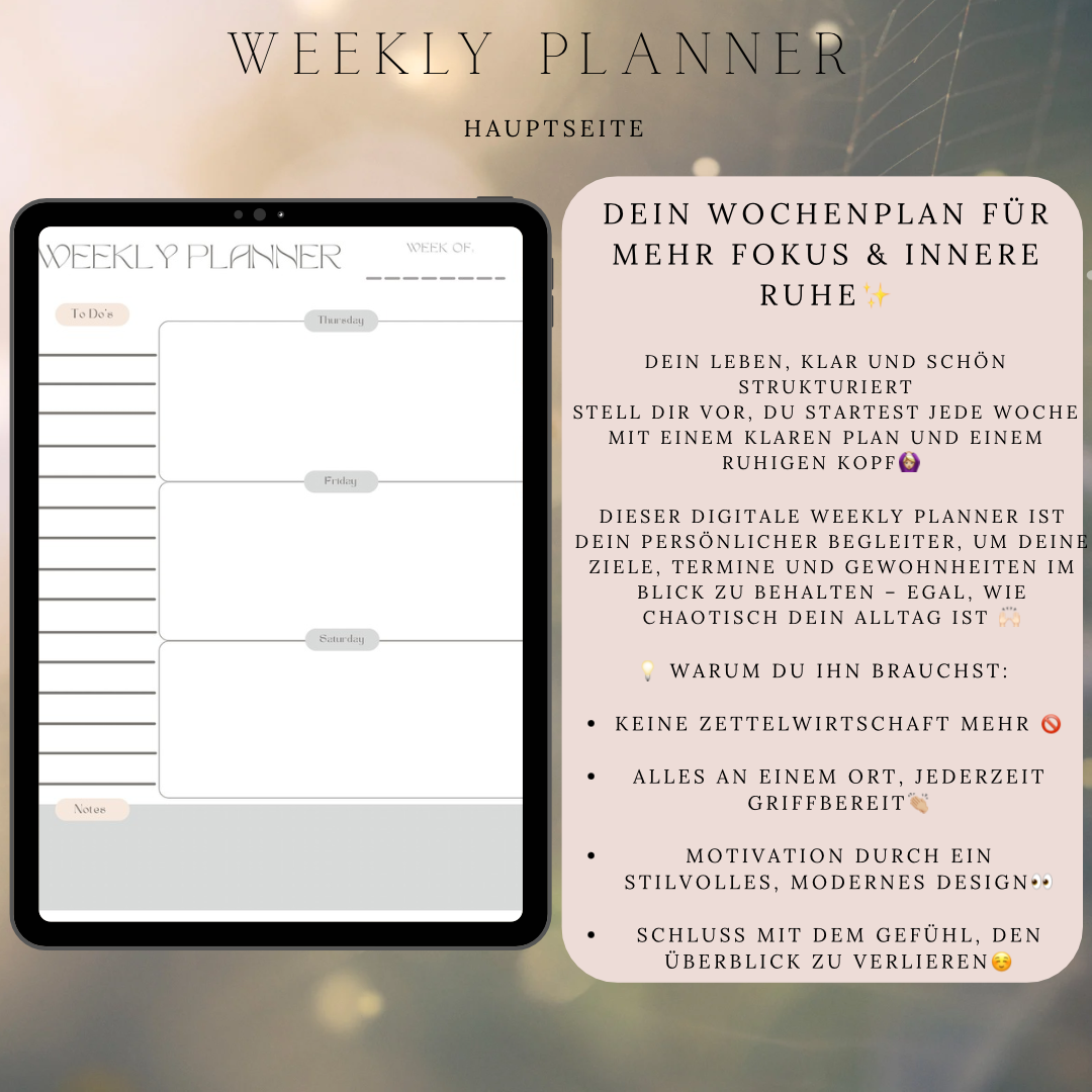 Weekly Planer