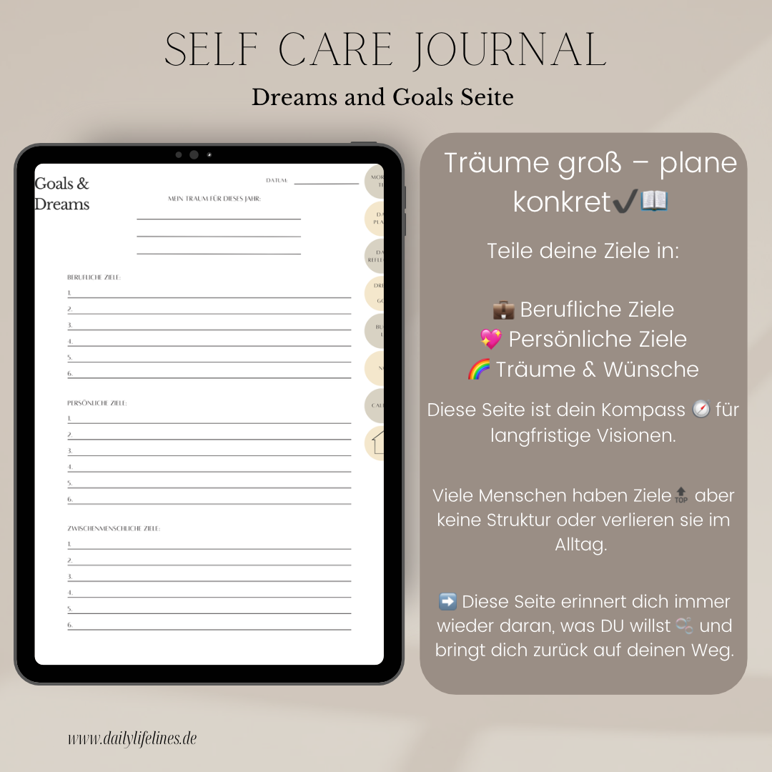 Self Care Journal