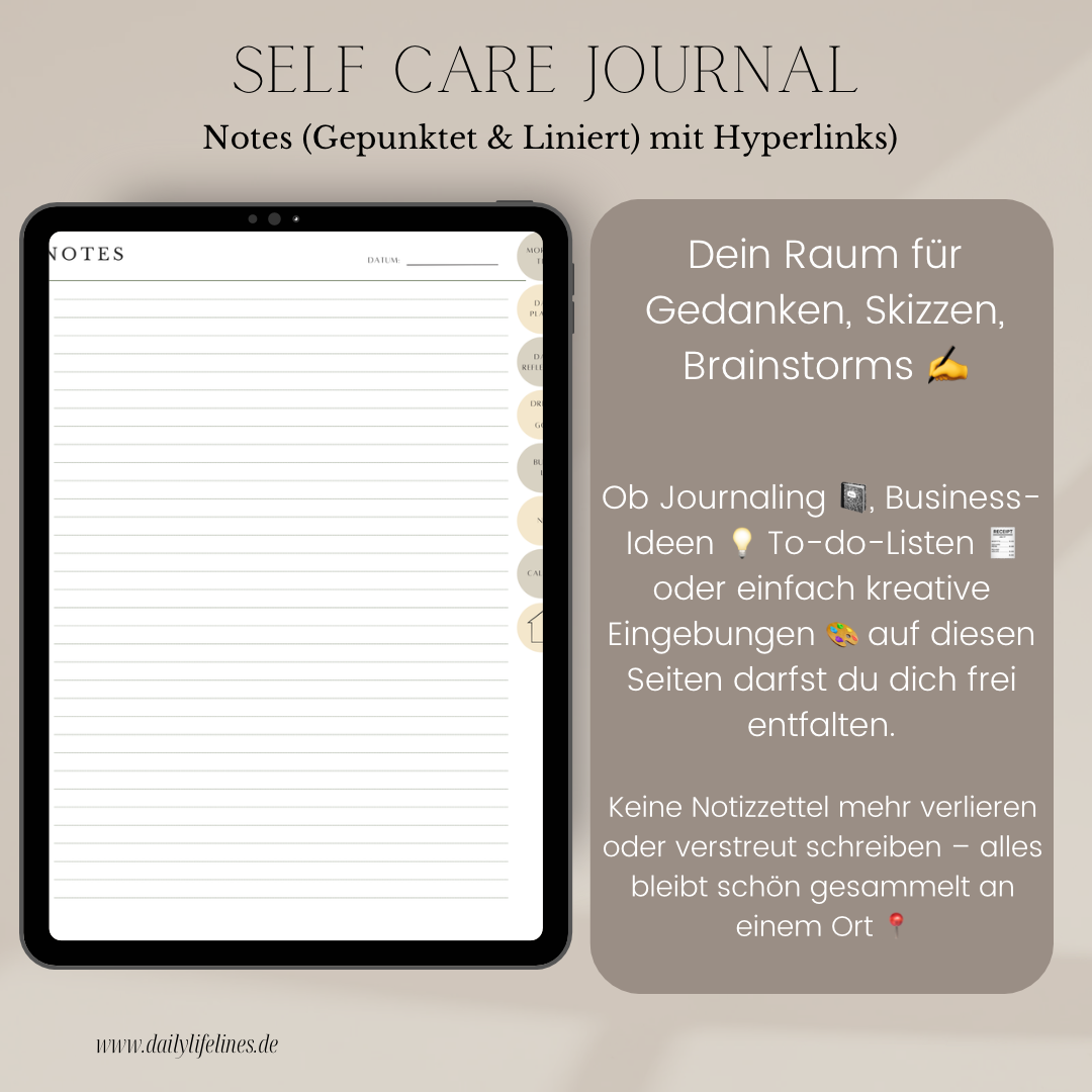 Self Care Journal