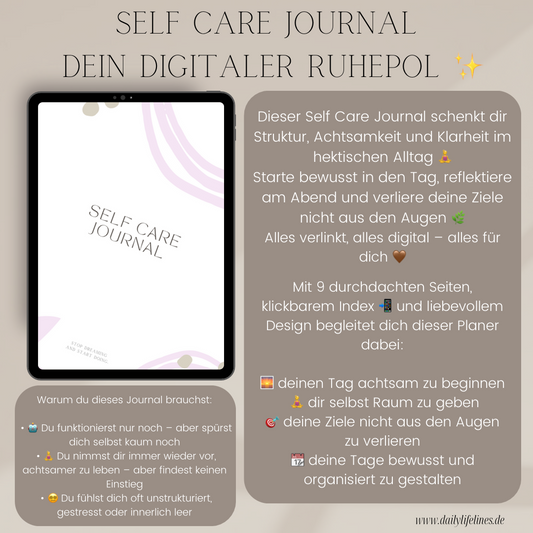 Self Care Journal
